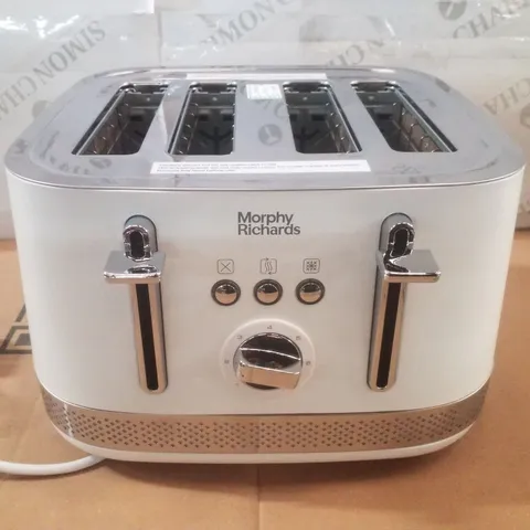 BOXED MORPHY RICHARDS 248021 ILLUMINATION WHITE 4-SLICE TOASTER