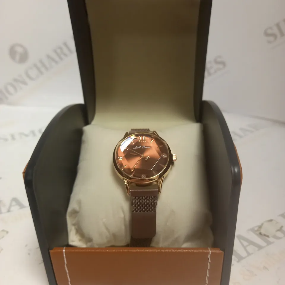 LADIES LA BANUS WATCH – MESH STRAP – MAGNETIC CLASP
