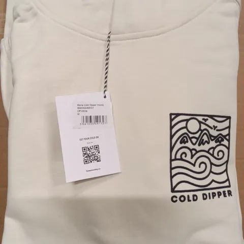 BOX OF BRAND NEW BRASS MONKEY HOODIES - OFF WHITE SIZE MEDIUM APPROXIMATELY 4