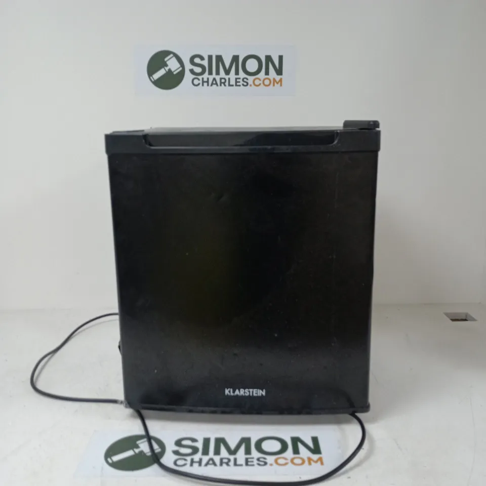 KLARSTEIN MINI FRIDGE – BLACK, COMPACT REFRIGERATOR