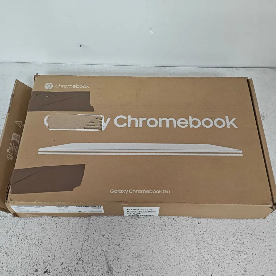 BOXED SAMSUNG CHROMEBOOK GO INTEL CELERON LAPTOP IN SILVER - XE340XDA