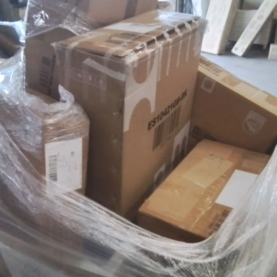 PALLET OF ASSORTED FLATPACKED PRODUCTS AND ITEMS