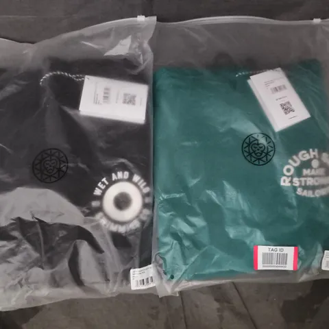 BOX OF APPROXIMATELY 12 ASSORTED BRASS MONKEY HOODIES - COLOURS AND SIZES VARY