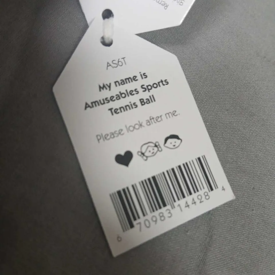 AMUSEABLES SPORTS BASEBALL & TENNIS BALL PLUSH SET BY JELLYCAT