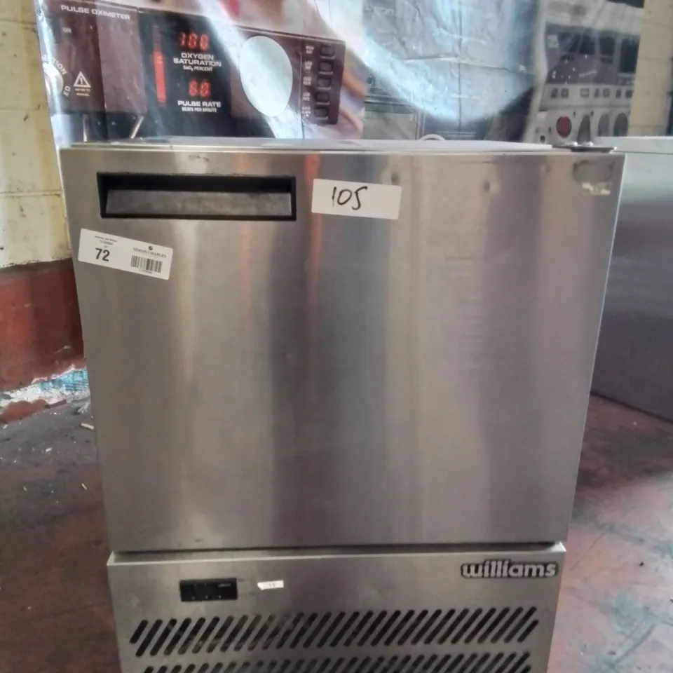 COMMERCIAL STAINLESS STEEL WILLIAMS H5UC AZTRA UNDER COUNTER REFRIGERATOR 