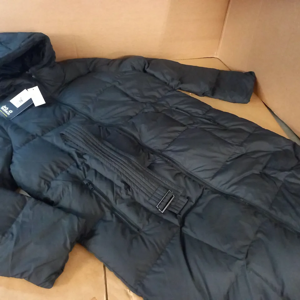 JACK WOLFSKIN FROZEN LAKE COAT IN BLACK - L
