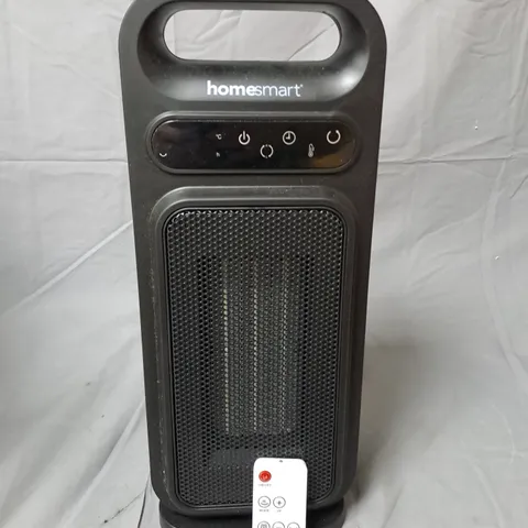 HOMESMART HIGH-SPEED TOWER FAN HEATER - BLACK