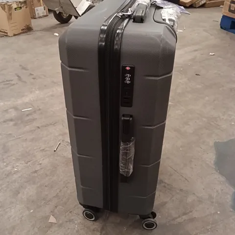 UNBOXED KEPLIN TRAVEL LUGGAGE SMALL SIZE LOCK NUMBERS GREY COLOUR WITH WHEELS 