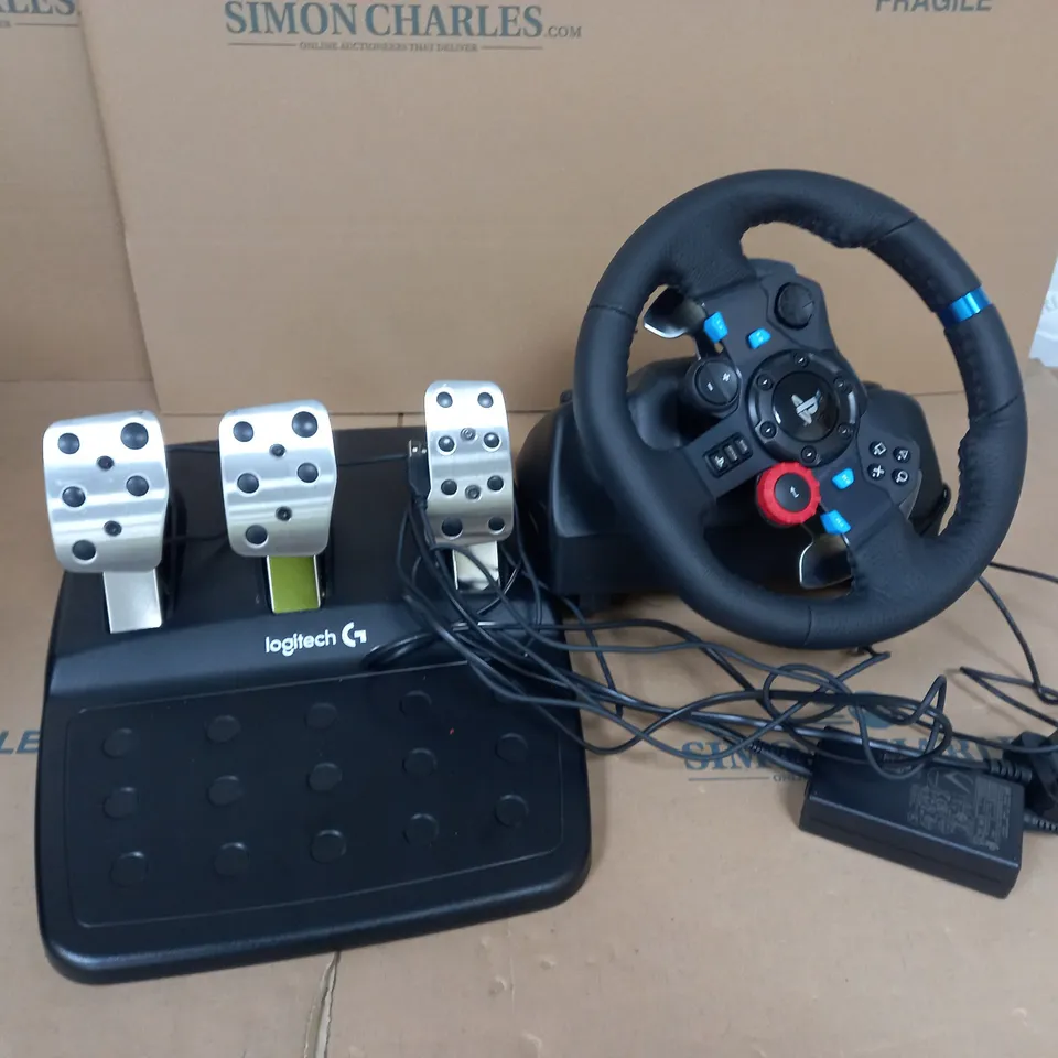 BOXED LOGITECH G29 DRIVING FORCE GAMING STEERING WHEEL 