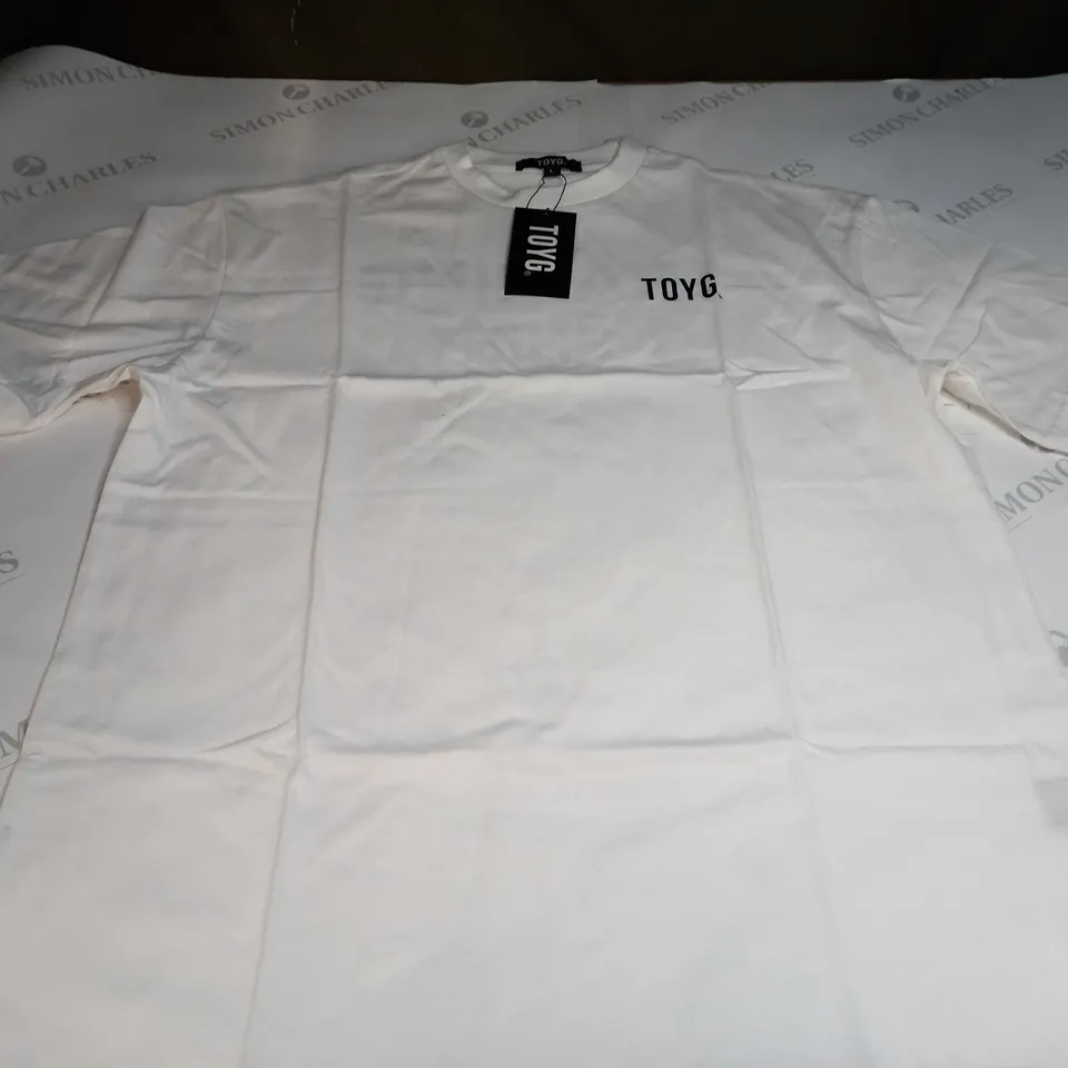 TOYG TRAINING T-SHIRT IN WHITE - LARGE