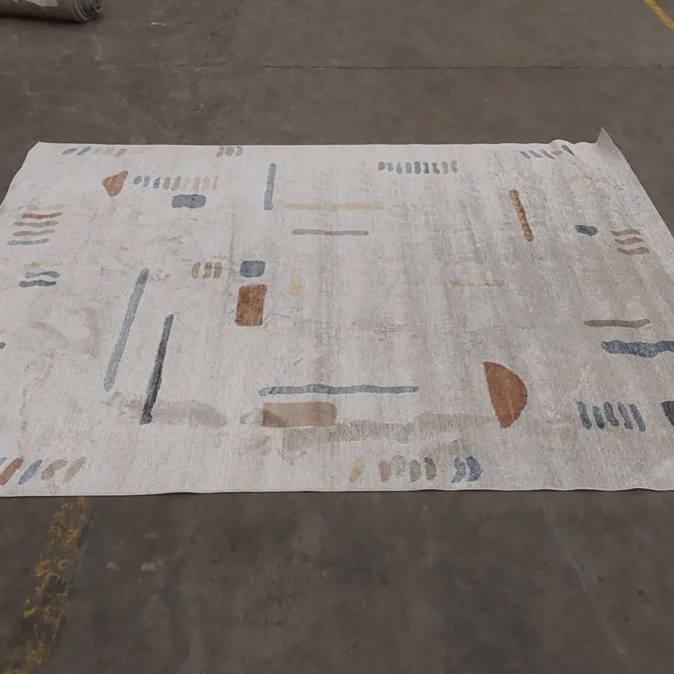 BARNONG POWER LOOM LIGHT GREY RUG // SIZE: 200 X 275cm