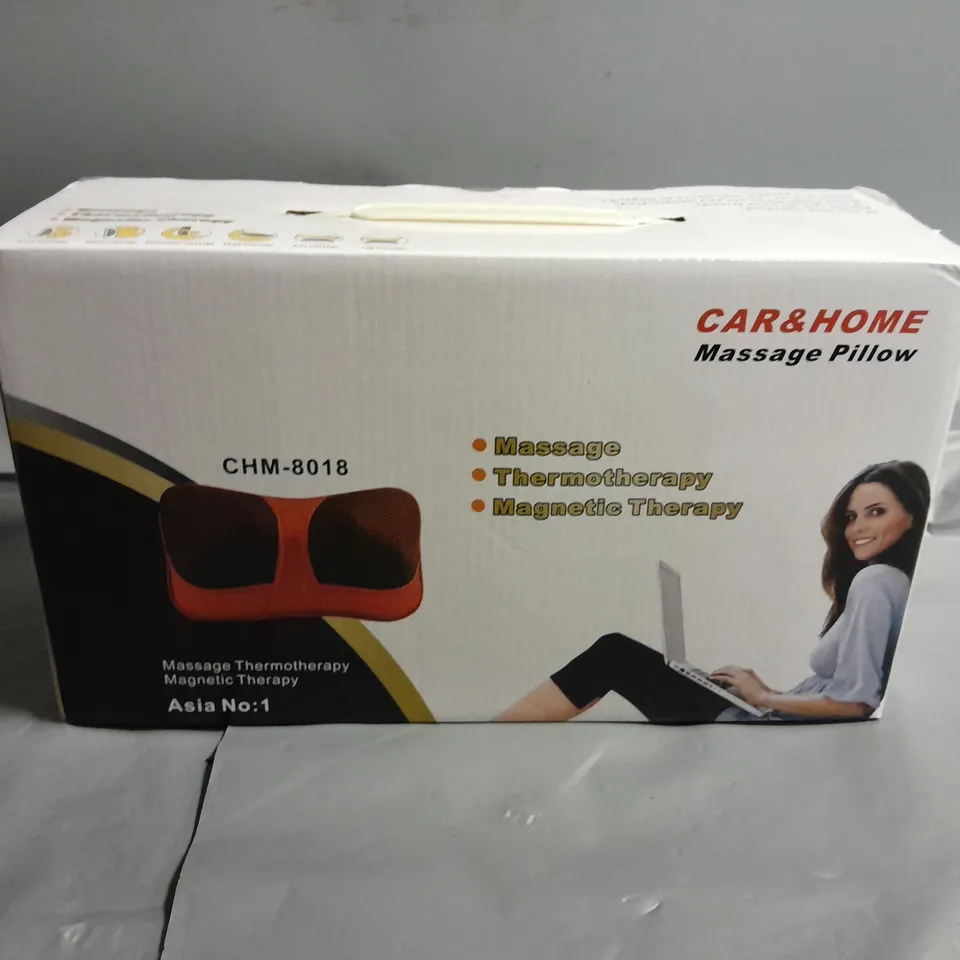 BOXED  CAR AND HOME MASSAGE PILLOW