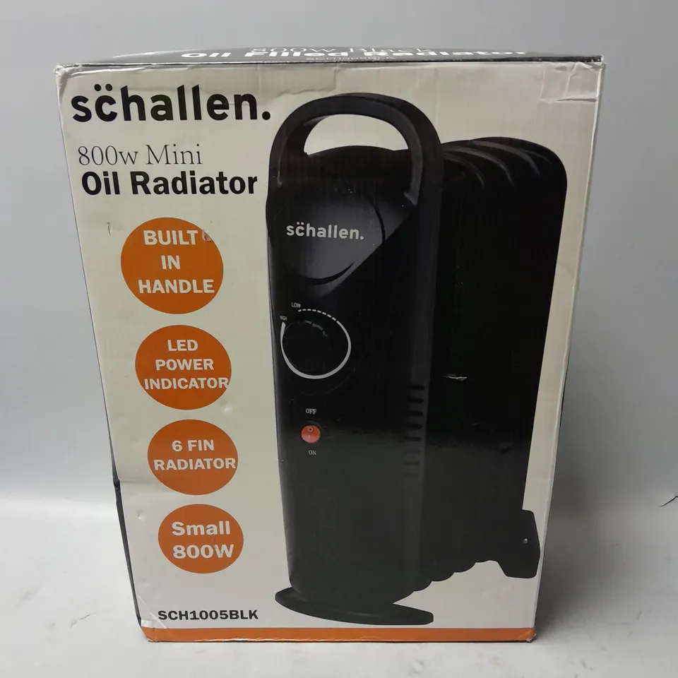 BOXED SCHALLEN 800W MINI OIL RADIATOR