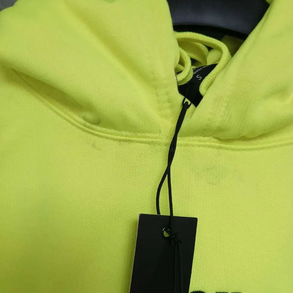 YOU DON'T WANT THIS LIFE LIMITED EDITION REDLINE HOODIE – NEON YELLOW, SIZE S