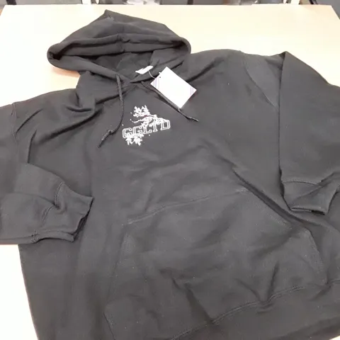 GOOSE AND GANDER BLACK HOODIE - L