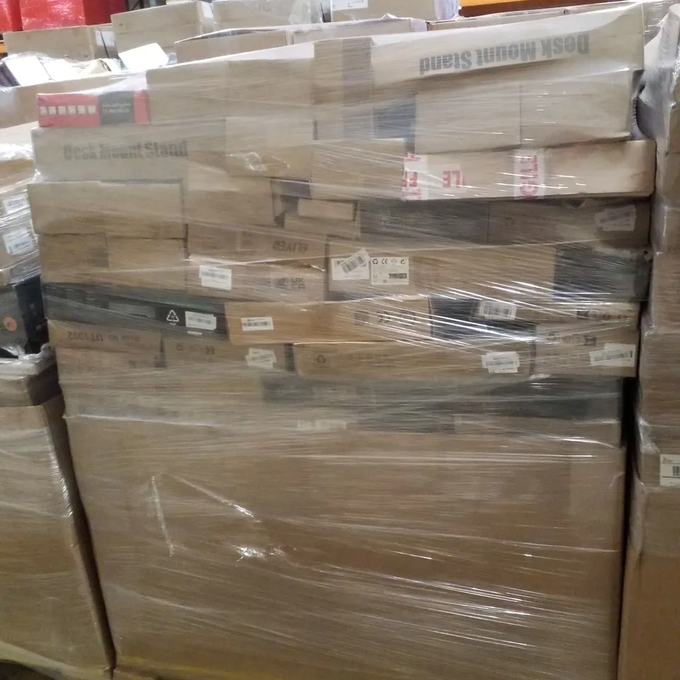 PALLET CONTAINING ASSORTED TV/MONITOR MOUNTS & BRACKETS