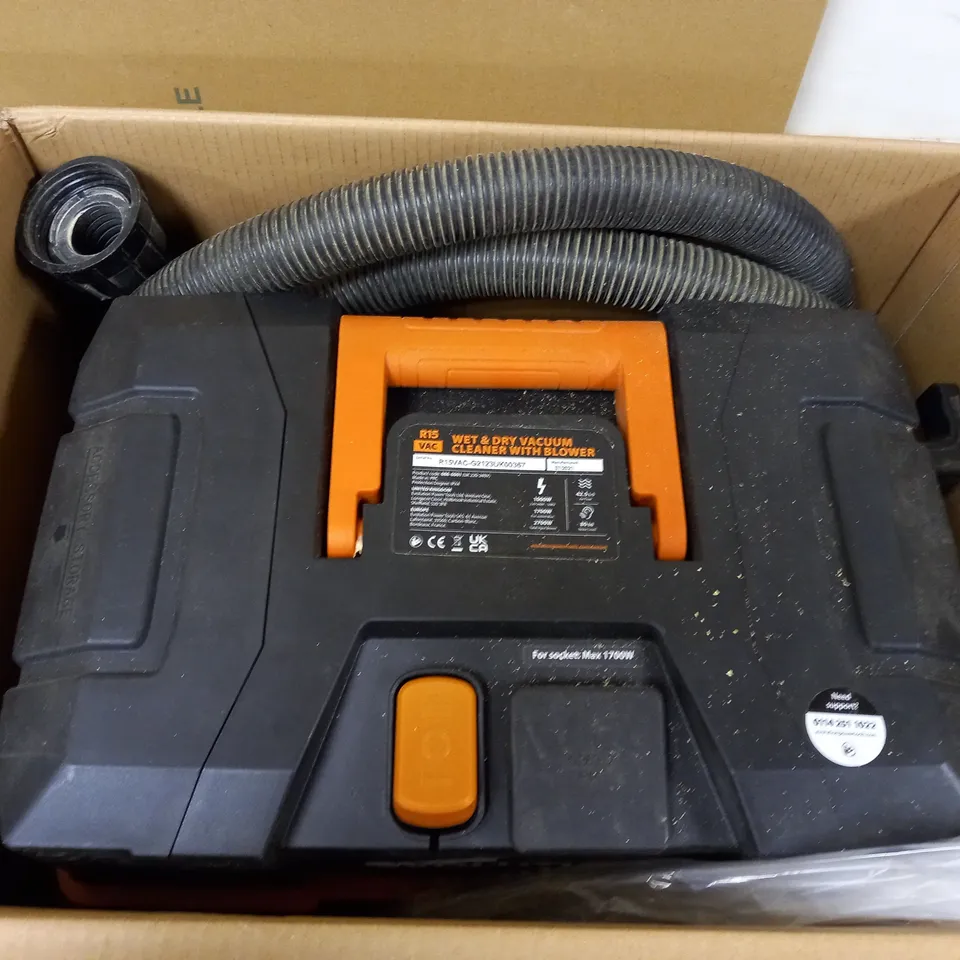EVOLUTION POWER TOOLS 086-0001 R15VAC WET & DRY VACUUM CLEANER