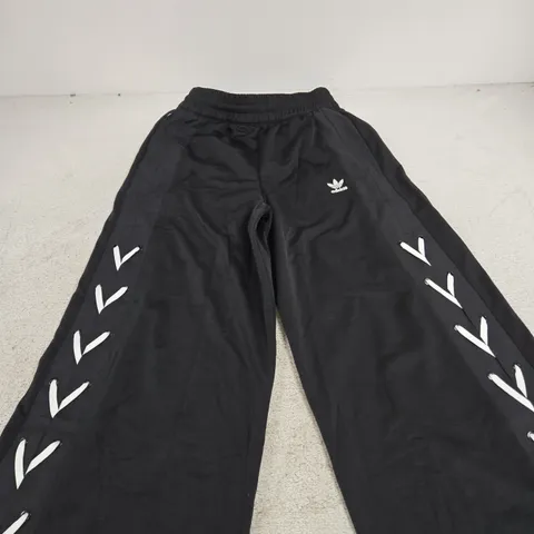 ADIDAS HK5085 WIDE-LEG PANTS – BLACK, UK 10