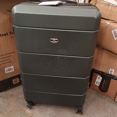BOXED LUGG 28-INCH JETSET TRAVEL SUITCASE - ARMY GREEN 