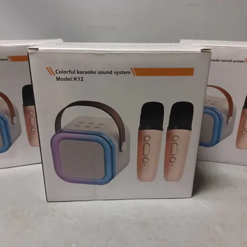 6 BOXED WIRELESS KARAOKE SPEAKERS 