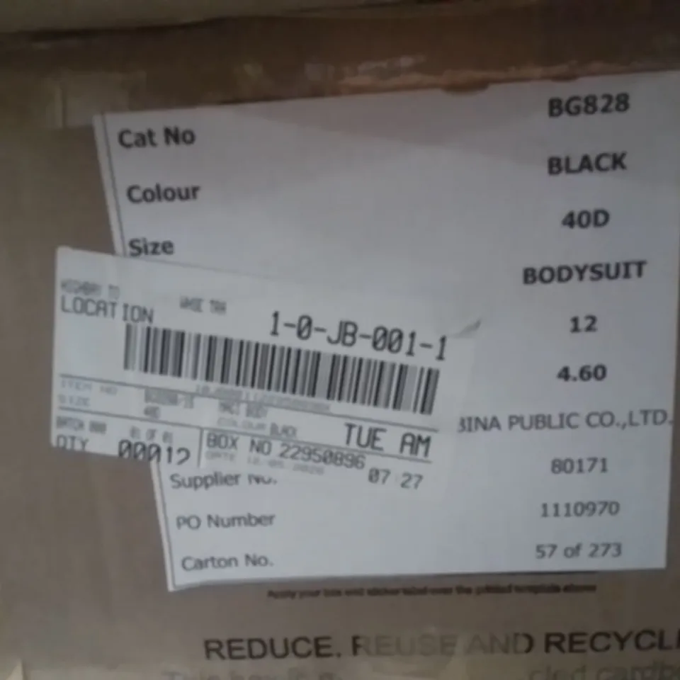 BOXED BRAND NEW APPROXIMATELY 12 MAGISCULPT BLACK BODYSUIT SIZE 40D