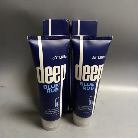 2 BOXED DOTERRA DEEP BLUE RUB 120ML 