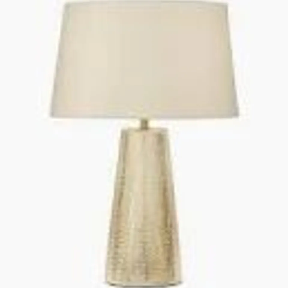 MICHELLE KEEGAN TEXTURED CERAMIC TABLE LAMP