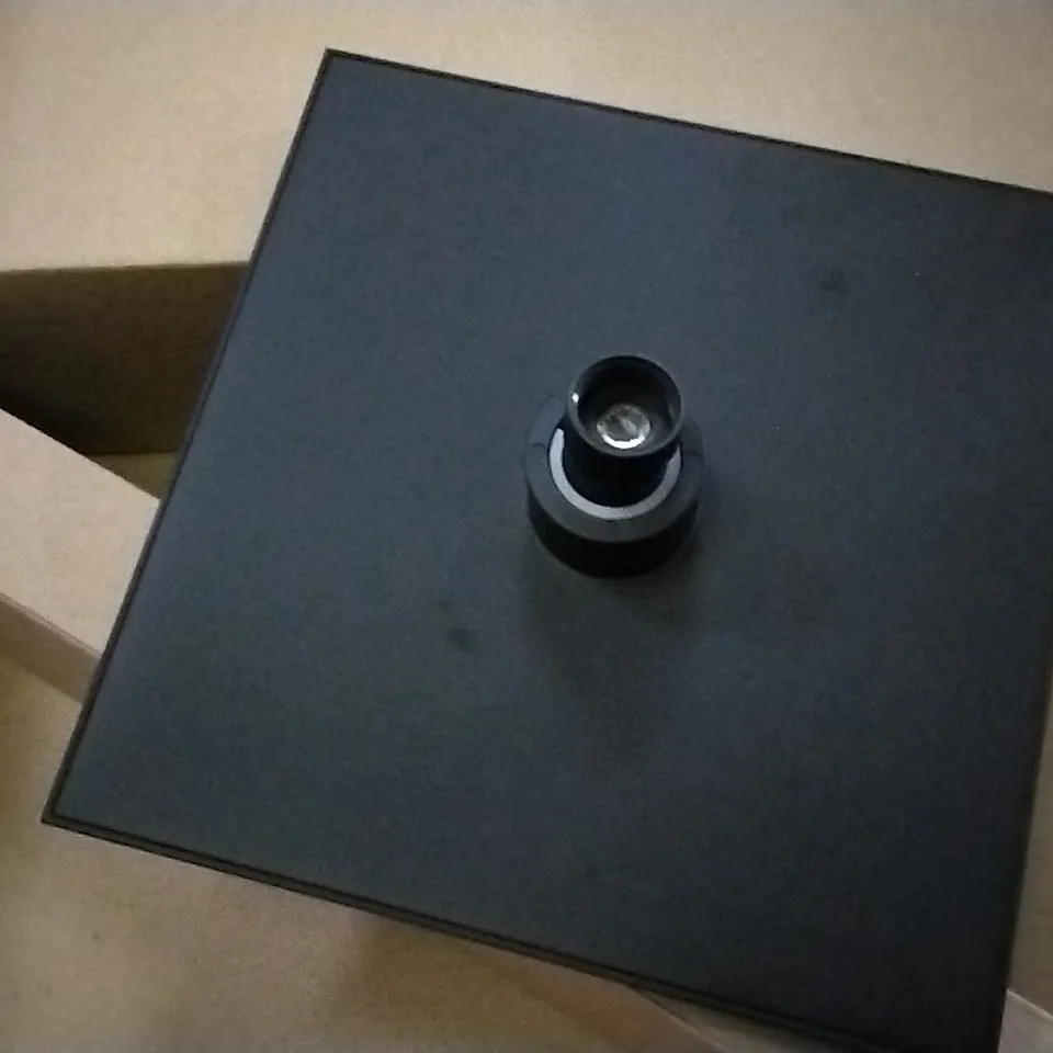 BOXED AS NEW CALYPSO RIALTO CEILING MOUNTED SHOWER SET IN BLACK