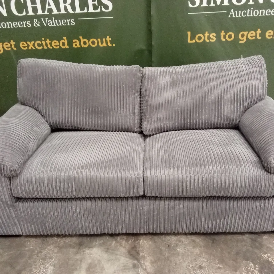 AMALFI STANDARD BACK FABRIC SOFA BED - CHARCOAL RRP £699