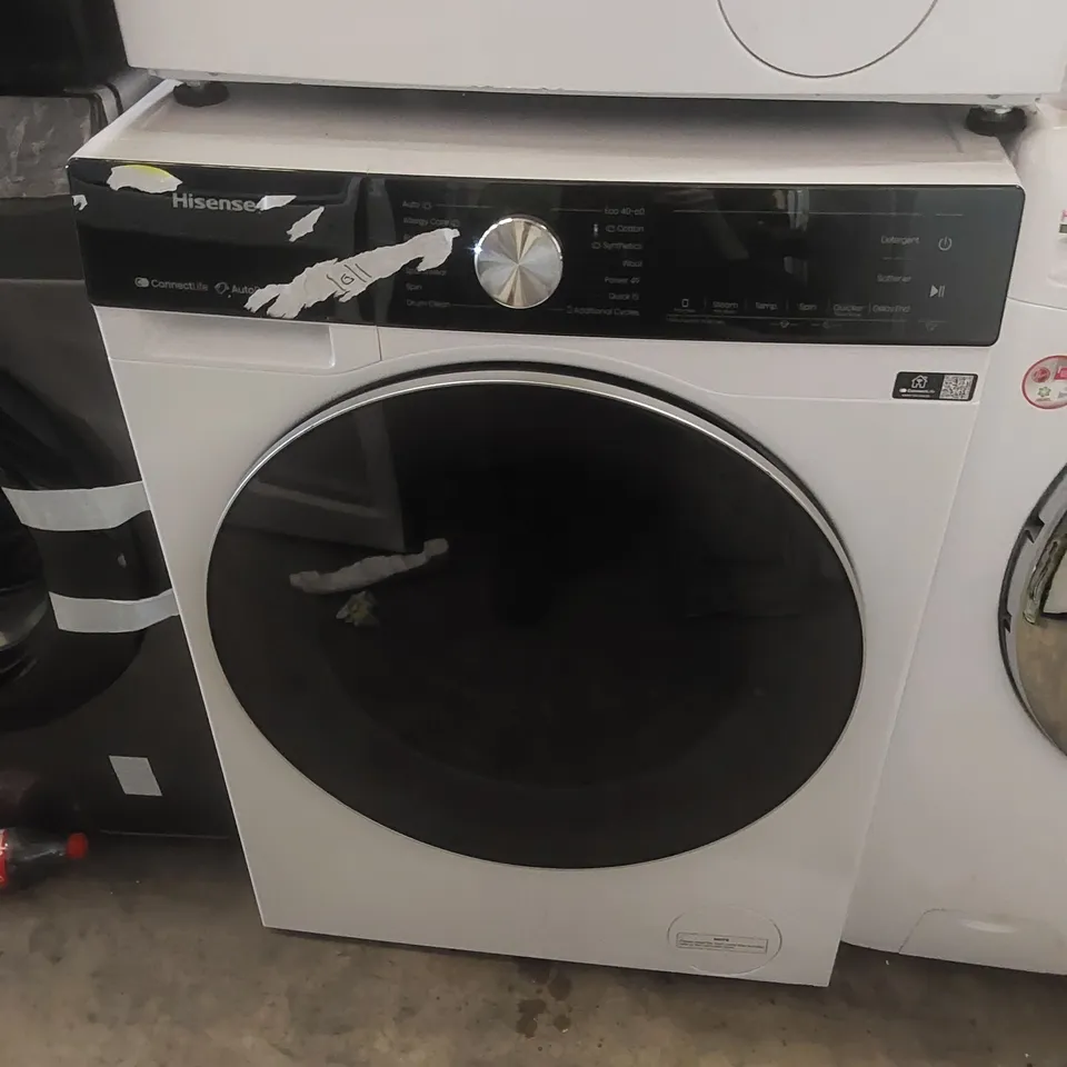 HISENSE WF5S1245BW 12KG 1400RPM FREESTANDING WASHING MACHINE - WHITE 