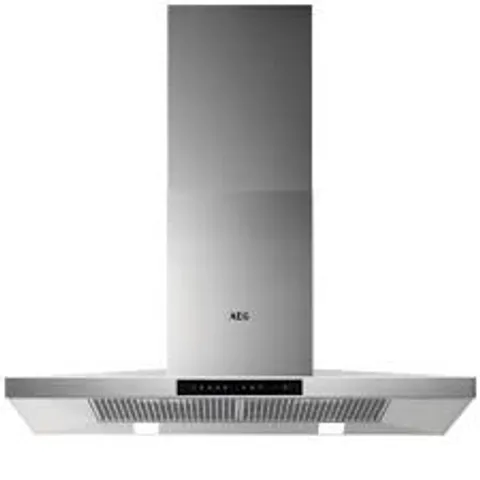 BOXED AEG DKB5960HM 90CM CHIMNEY COOKER HOOD - STAINLESS STEEL