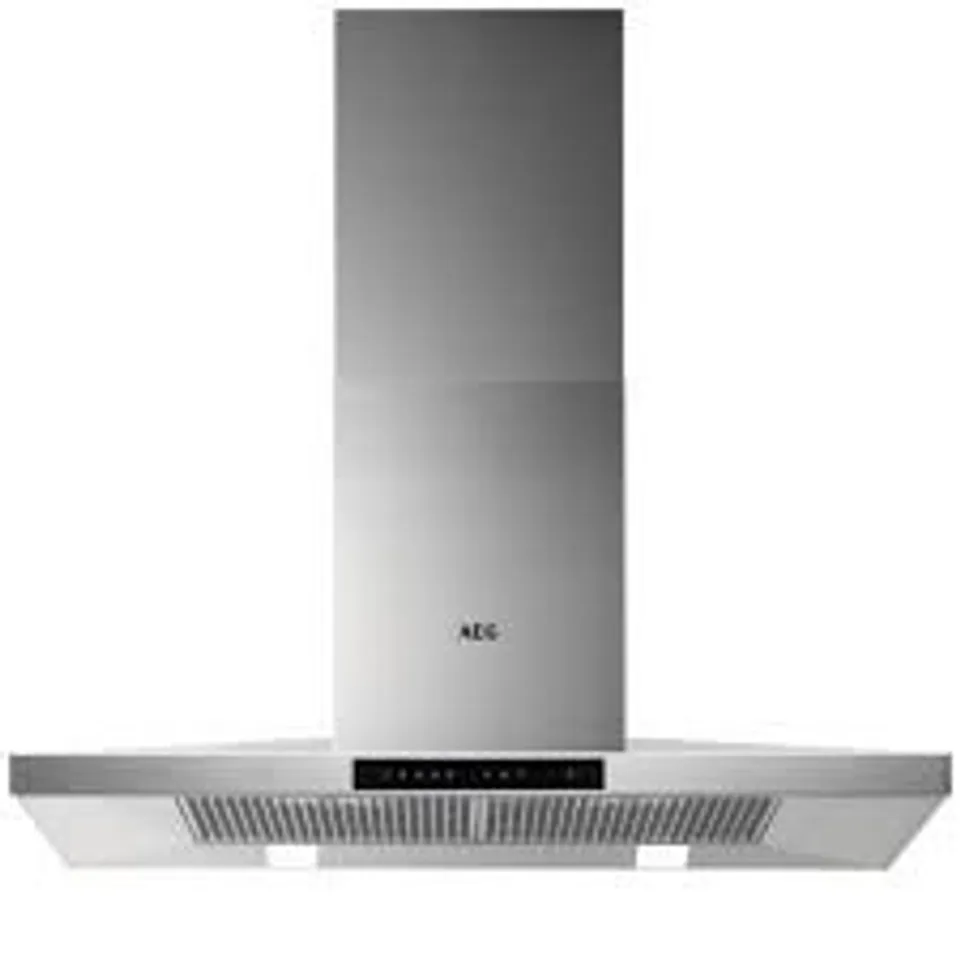 BOXED AEG DKB5960HM 90CM CHIMNEY COOKER HOOD - STAINLESS STEEL
