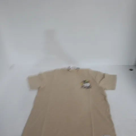 THE NORTH FACE MENS T-SHIRT – BEIGE, SIZE M/M 