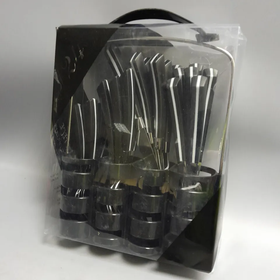 24 PIECE STAINLESS STEEL CUTLERY SET