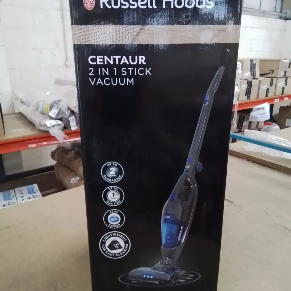 BOXED BRAND NEW RUSSELL HOBBS CENTAUR 2 IN 1 STICK VACUUM CLEANER