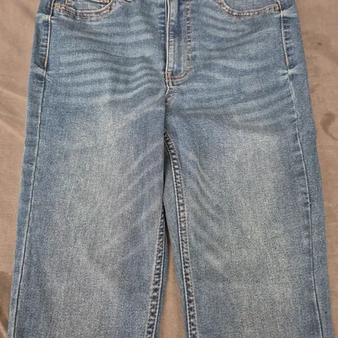 H&M SKINNY FIT ULTRA HIGH WAIST JEGGINGS IN BLUE SIZE SMALL