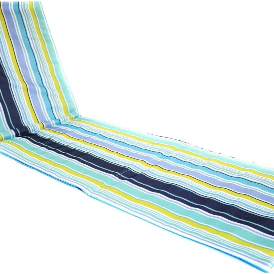 BOXED PORTABLE BEACH MAT FOLDING CHAIR SUN LOUNGER OUTDOOR CAMPING