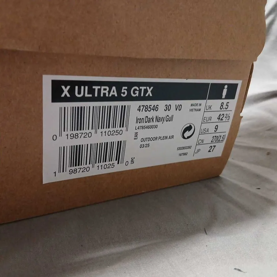 SALOMON X ULTRA 5 GTX HIKING SHOES – MEN'S, UK 8.5