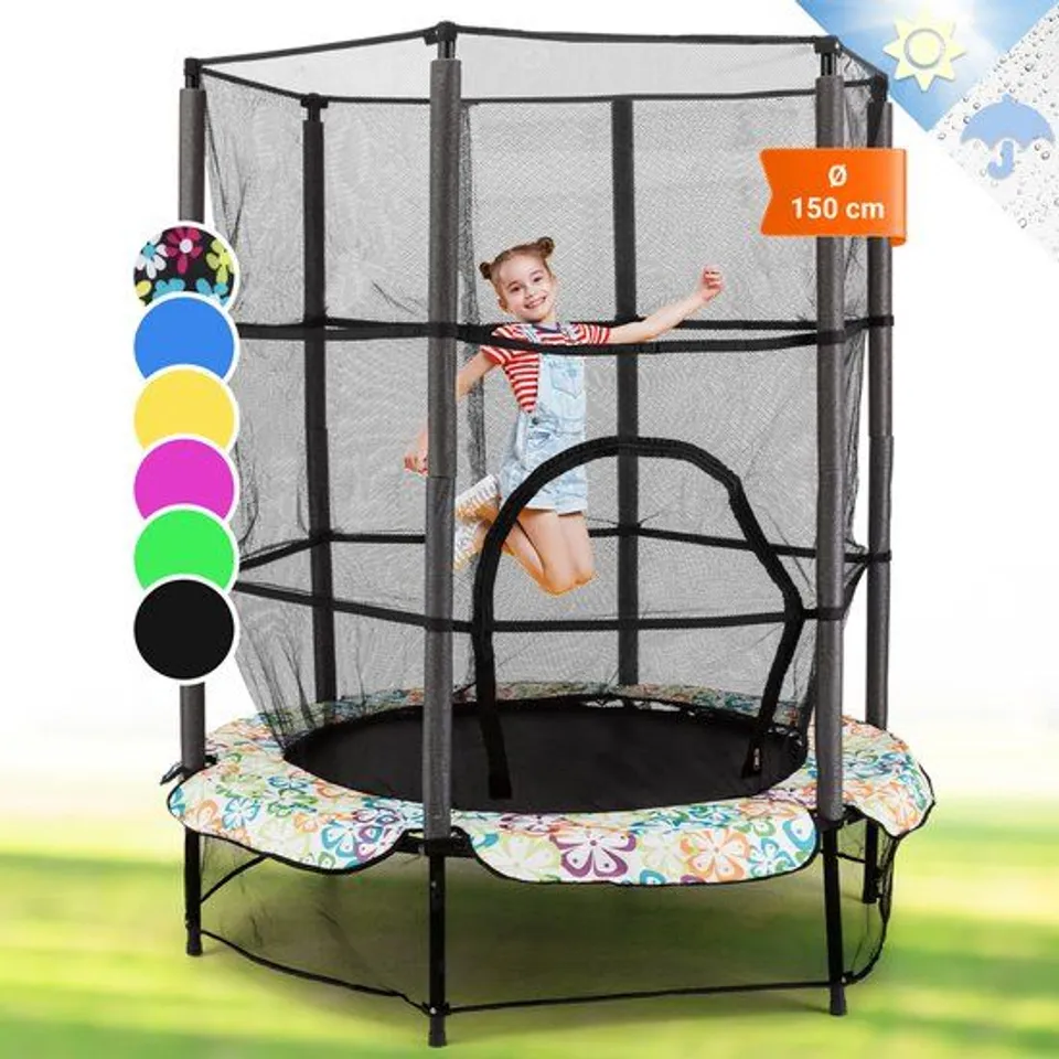 KLARFIT ROCKETKID TRAMPOLINE OUTDOOR/INDOOR BOXED