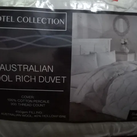 BAGGED WOOL 10.5 TOG DUVET