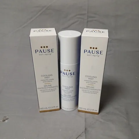 2 BOXED PAUSE COOLING MIST – WELL-AGING FACIAL SKIN CARE, 60 ML