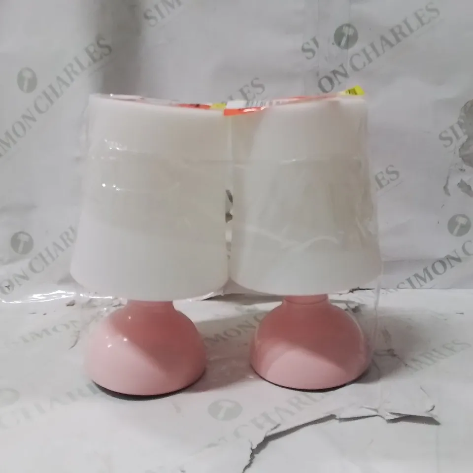 COLMAR PINK OUTDOOR TEA LIGHTS SET OF 2