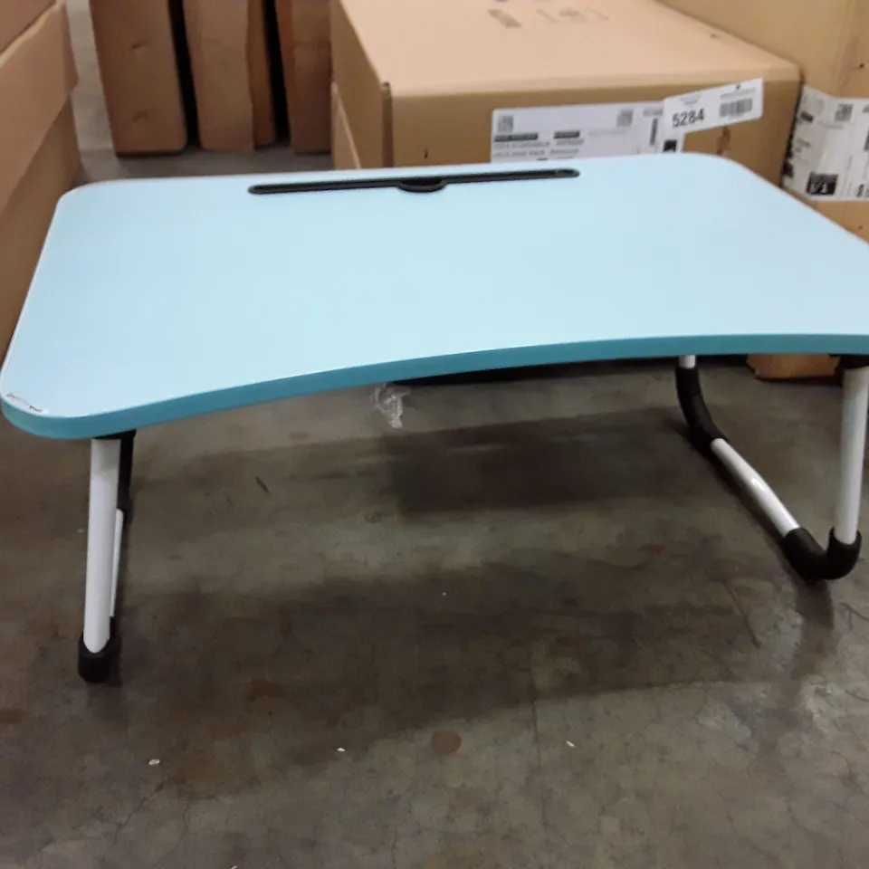 BOXED LAPTOP BED TRAY - LIGHT BLUE