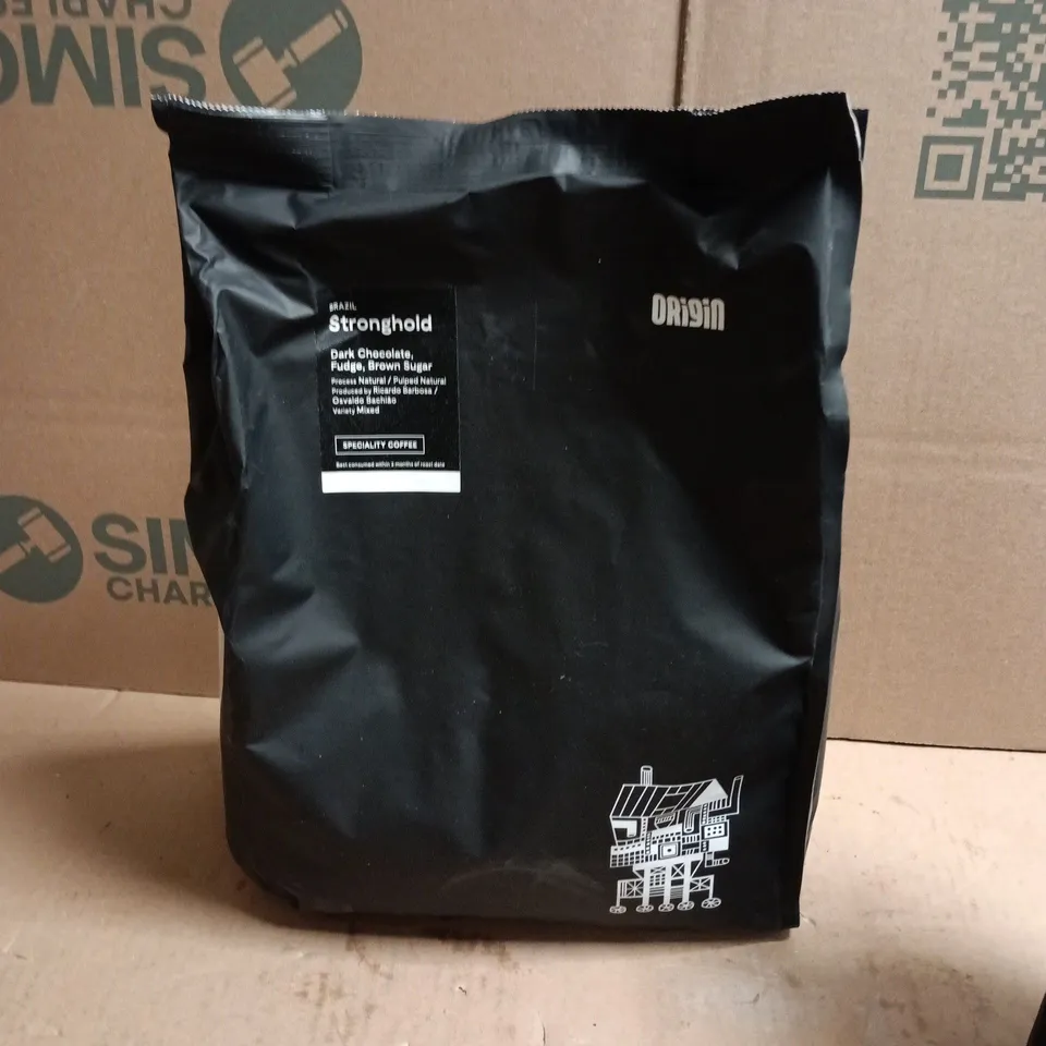 ORIGIN BRAZIL STRONGHOLD DARK CHOCOLATE, FUDGE, BROWN SUGAR COFFEE (2KG)