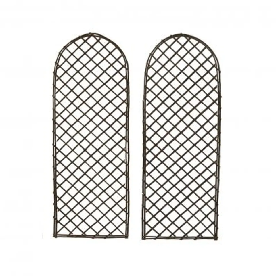 BOXED OYPLA SET OF 2 WILLOW TRELLIS FENCING PANEL SCREEN CLIMBING TRELLISES