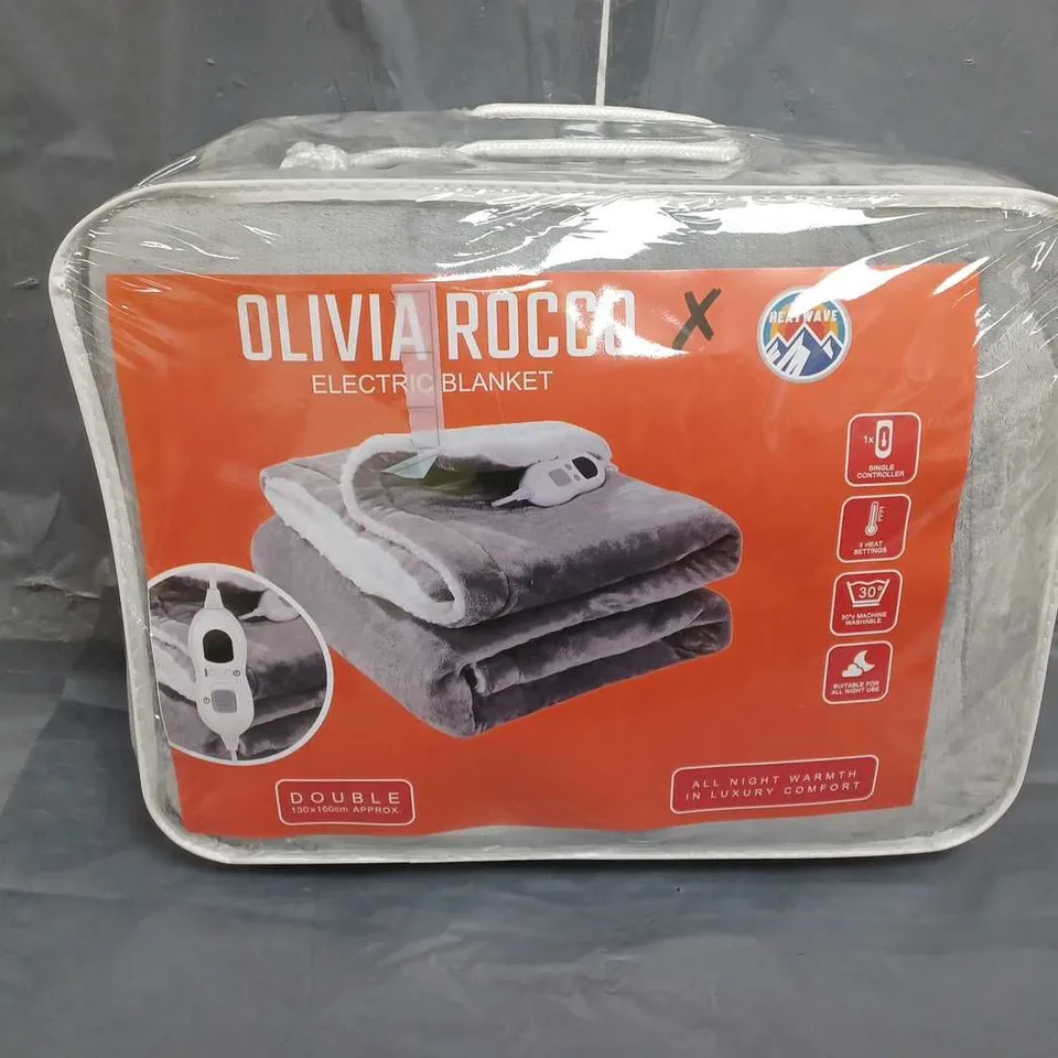 OLIVIA ROCCO ELECTRIC BLANKET DOUBLE