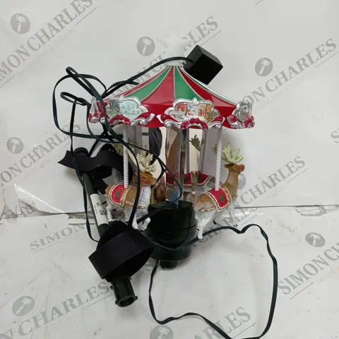 MR. CHRISTMAS ANIMATED CAROUSEL TREE TOPPER
