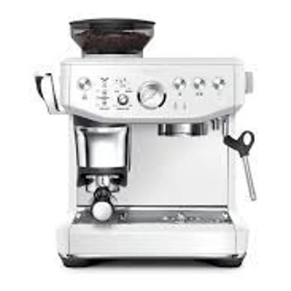 BOXED SAGE THE BARISTA EXPRESS IMPRESS COFFEE MACHINE - SEA SALT RRP £729