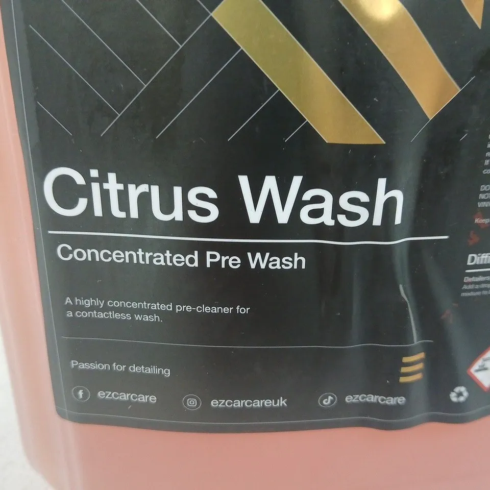 LOT OF 3 5L EZCARCARE AUTOMOBILE CLEANING SOLUTIONS