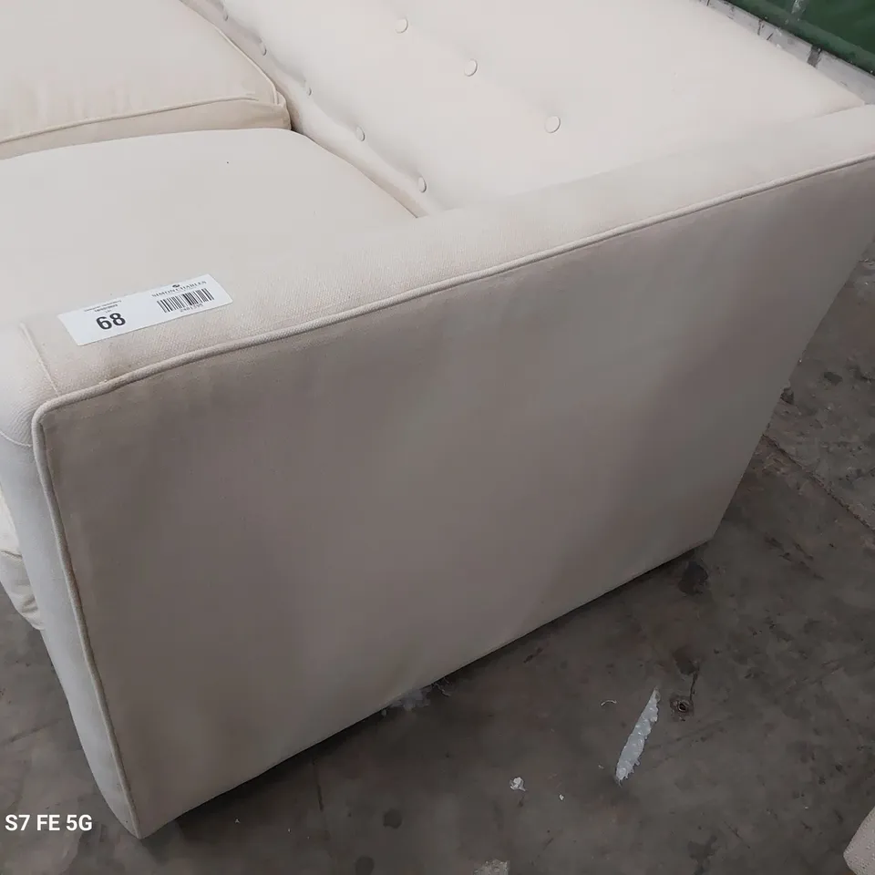DESIGNER GASTARD METAL ACTION SOFABED MERINGUE FABRIC 